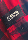 ELBWSN X HAPPY WINTER  - Unisex Flanellhemd mit Stick