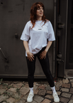 ELBWSN - THE ORIGINAL BLOCK - ORGANIC OVERSIZE SHIRT MIT STICKEREI